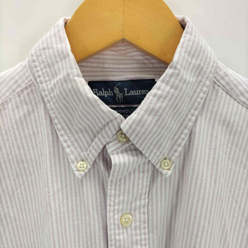 ラルフローレン RALPH LAUREN YARMOUTH ポニー刺繍ストライプボタンダウンシャツ メンズ 12 1/2 32