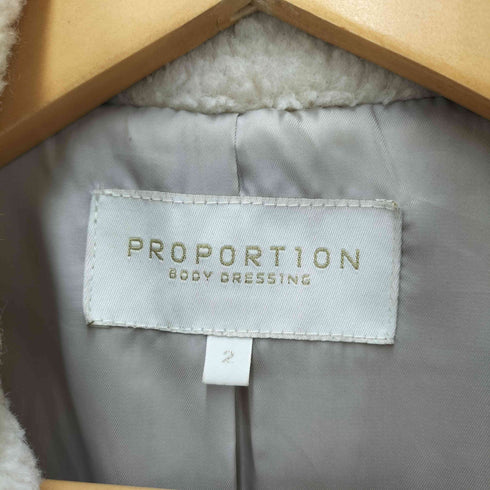 プロポーションバイボディードレッシング PROPORTION BODY DRESSING 19AW テディベア ボアコート レディース JPN:2