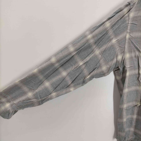 エヌハリウッド N.HOOLYWOOD レーヨンオンブレチェックシャツ メンズ 38