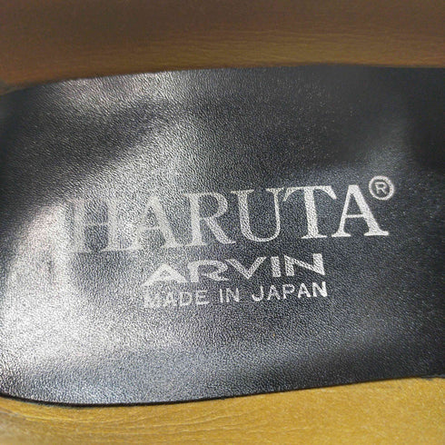 ハルタ HARUTA コインローファー ブラック ビジネスシューズ メンズ JPN:25.5