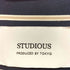ステュディオス STUDIOUS ストライプ オープンカラー シャツ メンズ JPN:2