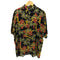 ピューリタン PURITAN 90-00S 韓国製 花柄 レーヨン S/S シャツ メンズ import:L