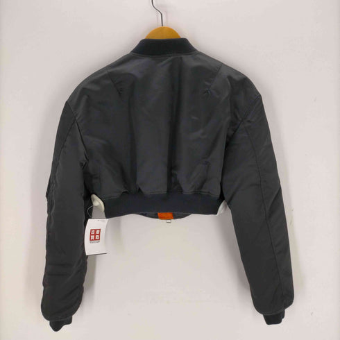 ジョンローレンスサリバン JOHN LAWRENCE SULLIVAN NYLON SATIN CROPPED BOMBER JACKET レディース JPN:S