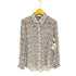 ザラ ZARA 花柄 レース フレア ブラウス シャツ レディース import:M