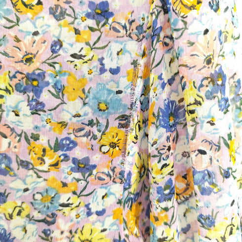 ザラ ZARA 花柄 レース フレア ブラウス シャツ レディース import:M