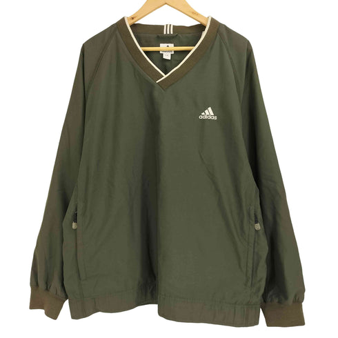 アディダス adidas 00S CLIMASHELL WIND 裏地メッシュ パフォーマンスロゴ ウインドブレーカー ピステ 前ポケット付き メンズ import:L