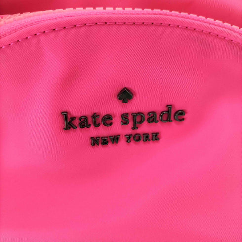 ケイトスペード Kate spade ショッキングピンク ナイロンレザー切替 リュックサック レディース