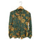 ザラ ZARA プリーツ地 花総柄L/Sシャツ レディース import:XS