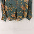 ザラ ZARA プリーツ地 花総柄L/Sシャツ レディース import:XS