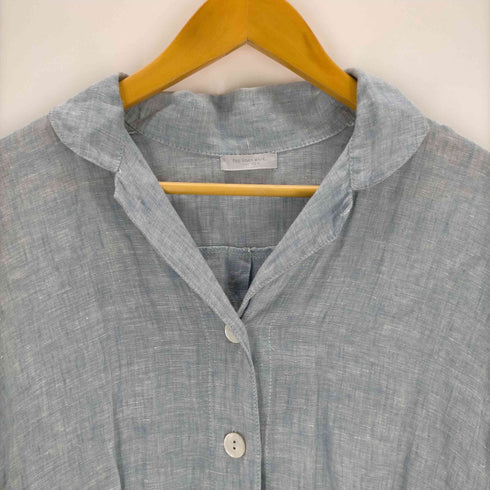 フォグリネンワーク fog linen work リトアニア製 リネンシャツワンピース レディース