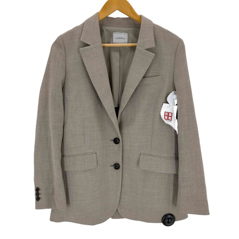 ユナイテッドアローズグリーンレーベルリラクシング UNITED ARROWS green label relaxing リネンライク テーラード ジャケット レディース 36