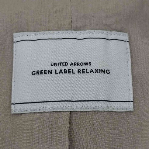 ユナイテッドアローズグリーンレーベルリラクシング UNITED ARROWS green label relaxing リネンライク テーラード ジャケット レディース 36