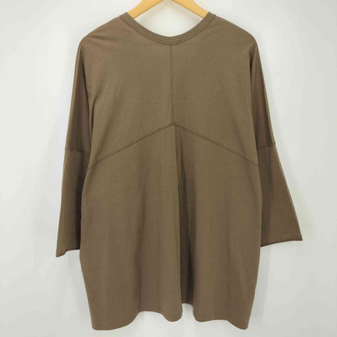 デプレ DES PRES 21AW ハイツストコットンジャージー Vネックチュニックプルオーバー レディース JPN:S