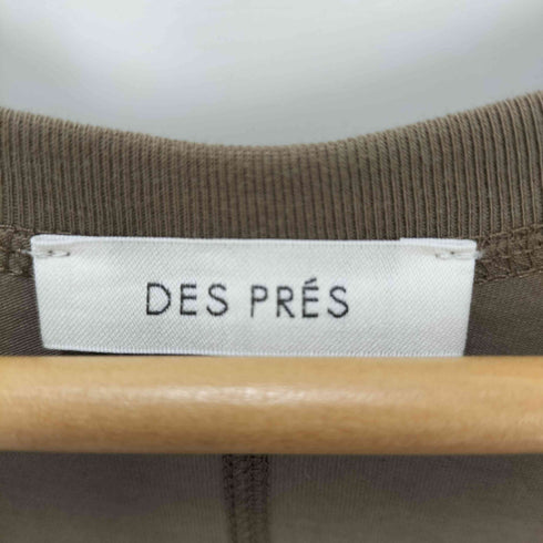 デプレ DES PRES 21AW ハイツストコットンジャージー Vネックチュニックプルオーバー レディース JPN:S