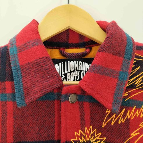 ビリオネアボーイズクラブ Billionaire Boys Club ヤシ柄 チェックシャツジャケット メンズ JPN:L
