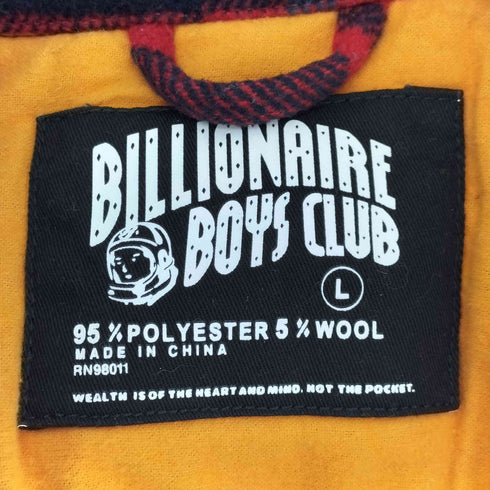 ビリオネアボーイズクラブ Billionaire Boys Club ヤシ柄 チェックシャツジャケット メンズ JPN:L
