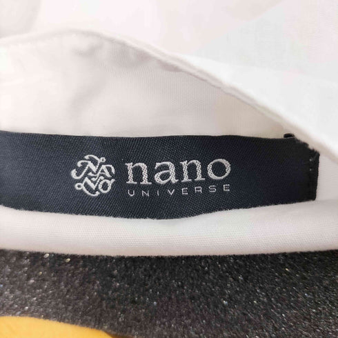 ナノユニバース NANO universe ノーカラーシャツワンピース レディース FREE