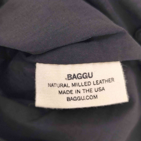 バグゥ BAGGU NATURAL MILD PROCESSING LEATHER POUCH BAG レディース