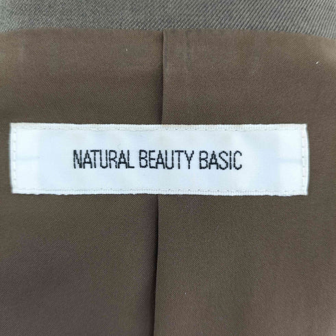 ナチュラルビューティーベーシック NATURAL BEAUTY BASIC クラッシーセットアップシリーズ ダブルブレストジャケット レディース JPN:S