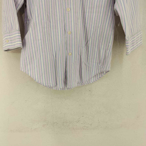 ラルフローレンスポーツ RALPH LAUREN SPORT SLIM FIT ストライプ レギュラーカラーシャツ レディース import:M