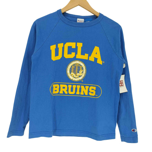 チャンピオン Champion T011 USA製 UCLA BRUINS カレッジ ロゴ プリント ラグランスリーブ L/S カットソー メンズ import:S