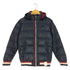 ラコステ LACOSTE トリコロール フーデッド ダウンジャケット レディース 48/3