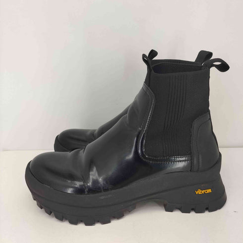アウラアイラ AULA AILA vibramソール 厚底サイドゴアブーツ レディース
