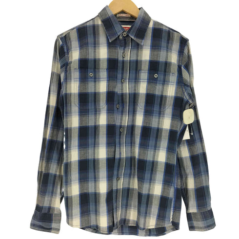 ラングラー Wrangler Flex for Comfort マドラスチェック L/S シャツ メンズ import:S