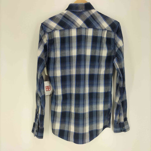 ラングラー Wrangler Flex for Comfort マドラスチェック L/S シャツ メンズ import:S
