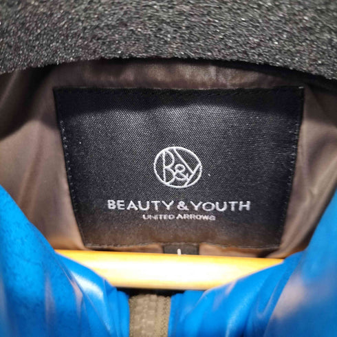 ビューティーアンドユースユナイテッドアローズ BEAUTY & YOUTH UNITED ARROWS フードイン ドローコード ダウンベスト メンズ L