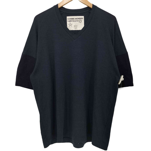 コズミックワンダー COSMIC WONDER 素材切替VネックS/S TEE メンズ