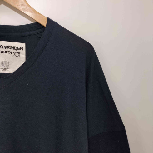 コズミックワンダー COSMIC WONDER 素材切替VネックS/S TEE メンズ