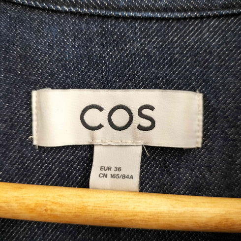 コス COS デニム シャツ ミディワンピース レディース 36