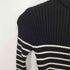 エモダ EMODA HIGH NECK CROP LOGO KNIT ハイネック クロップ ロゴ ニット レディース FREE