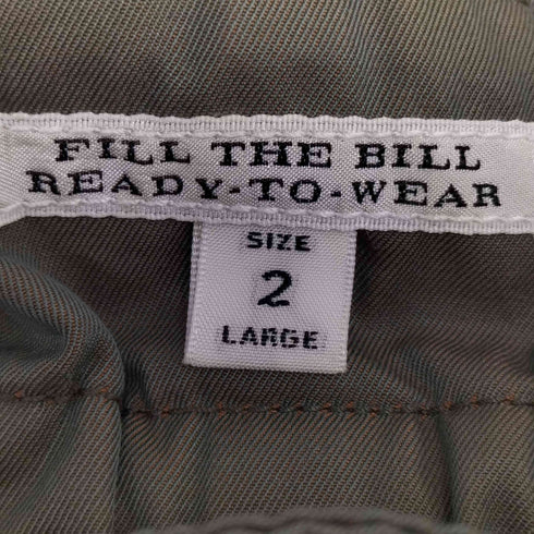 フィルザビル FILL THE BILL ハイウエストカーゴパンツ レディース JPN:2