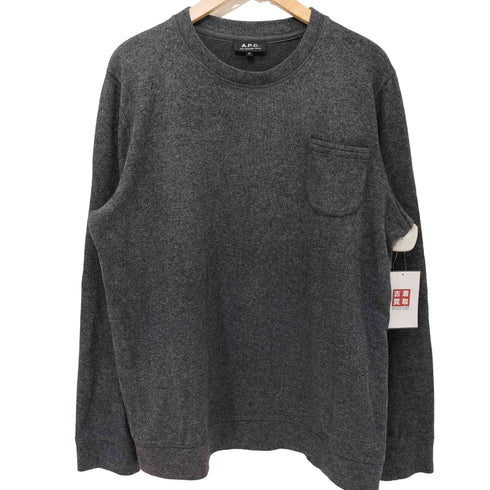 アーペーセー A.P.C. L/S ポケットニットTEE メンズ XL