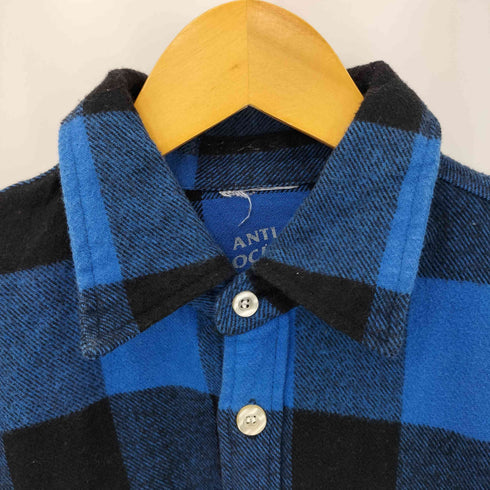 アンチソーシャルソーシャルクラブ ANTI SOCIAL SOCIAL CLUB ブロックチェック ネルシャツ メンズ JPN:XL
