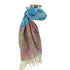 パシュミナ PASHMINA 総柄大判ストール カシミヤ100% レディース