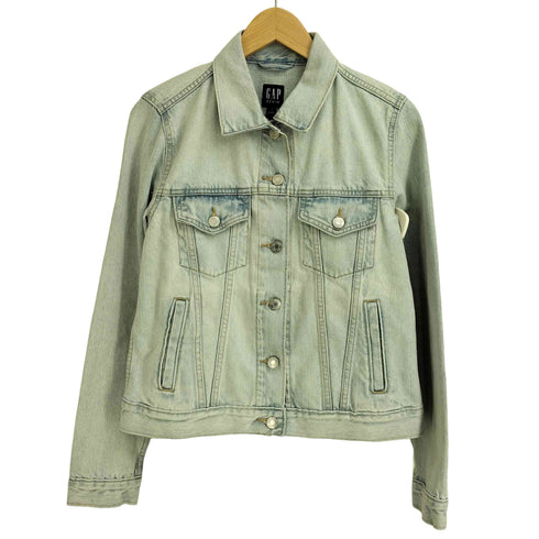 ギャップ Gap 23AW ICON JKT ライトウォッシュアイコン デニム ジャケット レディース import:S