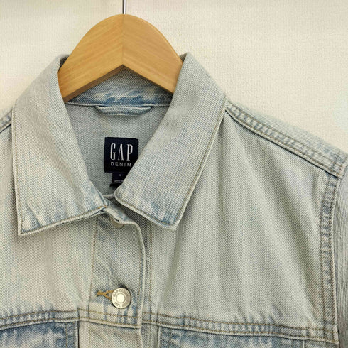 ギャップ Gap 23AW ICON JKT ライトウォッシュアイコン デニム ジャケット レディース import:S