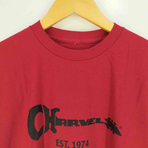CHARVEL GUITAR LOGO HEATHERED T-SHIRT ギターロゴ ヘザード Tシャツ メンズ import:M