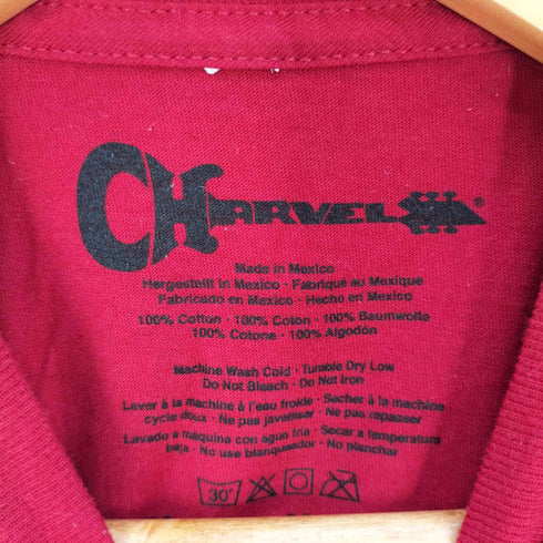 CHARVEL GUITAR LOGO HEATHERED T-SHIRT ギターロゴ ヘザード Tシャツ メンズ import:M