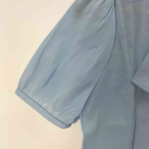 ユナイテッドアローズ UNITED ARROWS TA/P/C フロントフリル ショートスリーブ ブラウス レディース