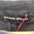 メゾンスペシャル MAISON SPECIAL 24SS Slogan Tank Top スローガン タンクトップ レディース FREE