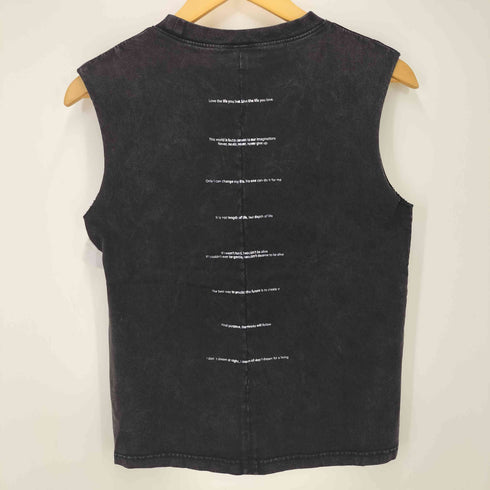 メゾンスペシャル MAISON SPECIAL 24SS Slogan Tank Top スローガン タンクトップ レディース FREE