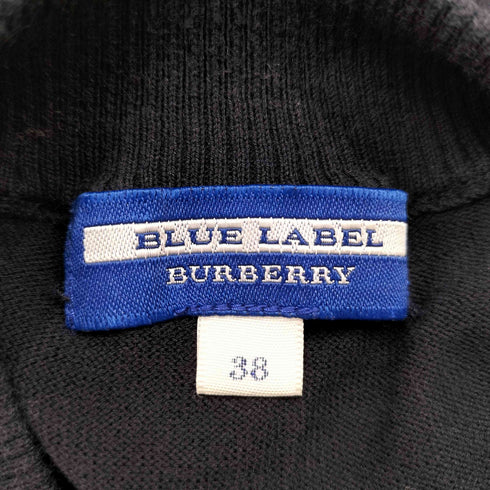 バーバリーブルーレーベル BURBERRY BLUE LABEL ロゴ刺繍 ニットベスト レディース 38