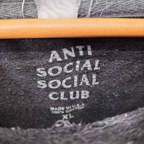 アンチソーシャルソーシャルクラブ ANTI SOCIAL SOCIAL CLUB USA製 両面プリント プルオーバーパーカー メンズ