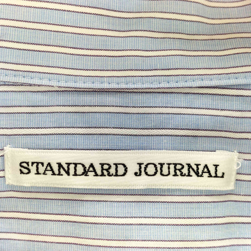ジャーナルスタンダード JOURNAL STANDARD 開襟ストライプシャツ メンズ JPN:L