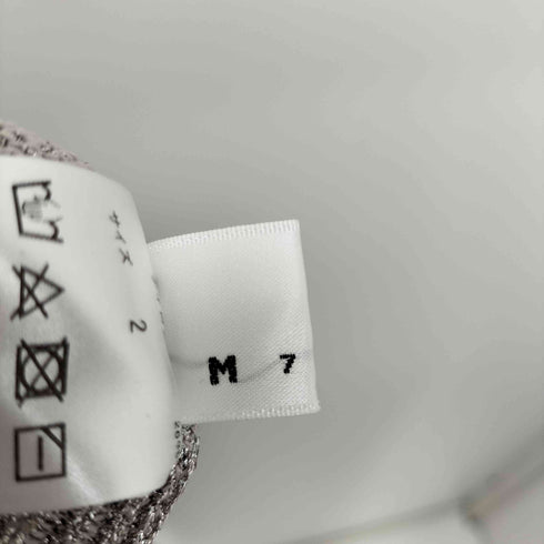 M7days ラメニットIラインスカート レディース JPN:2