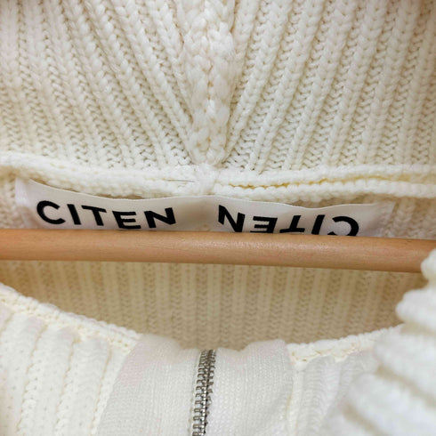 シテン CITEN 23AW ニット フーディー レディース FREE